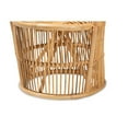 thumbnail image 6 of Baxton Studio Narva Modern Bohemian Natural Brown Rattan Accent Chair, 6 of 7