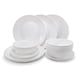 thumbnail image 1 of Juego De Vajilla Vidrio Opal Blanca 18 Piezas 6 Personas Blanca, 1 of 8