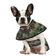 thumbnail image 3 of HDE Dog Raincoat Hooded Slicker Poncho for Small to X-Large Dogs and Puppies Green Camo S, 3 of 7