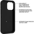 thumbnail image 5 of Entronix Heavy Duty Case Designed for Apple iPhone 16 Pro, Triple Layer Protection Shockproof Dropproof Dustproof Anti-Scratch Phone Case Cover for Apple iPhone 16 Pro, Black, 5 of 5