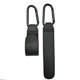 thumbnail image 3 of Gancho de cuero PU para cochecito de bebé, organizador giratorio de 360 grados, accesorios para cochecito, 1/2 Uds., 3 of 4
