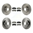 thumbnail image 1 of Transit Auto Front Rear Disc Brake Rotors and Semi-Metallic Pads Kit for Car Buick Rendezvous Pontiac Montana Chevrolet Venture Aztek Oldsmobile Silhouette K8S-102999, 1 of 11