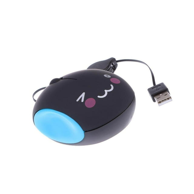 tredstone Cute Retractable USB Optical Scroll Mouse 1000DPI for Laptop PC Notebook 3