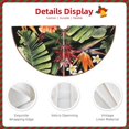 thumbnail image 3 of Defioc Watercolor Tropical Flowers for Christmas Tree Skirt Snowman Xmas Tree Skirt Farmhouse Christmas Decorations Tree Mat for Holiday Party Decor-30", 3 of 6