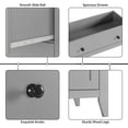 thumbnail image 4 of Cómoda Moderna Gris de 5 Cajones - Cajonera Alta con Amplio Espacio de Almacenamiento, Diseño Compacto y Herrajes Metálicos - Ideal para Dormitorio, Habitación Infantil o Entrada, 4 of 8