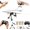 Three Electrics, variant on Rc Paper Airplane Kit - DIY Electric Remote Control Plane with Gyro Stabilizer,Dual Propellers Rc Plane Kit,Lightweight Foldable Flying Stem Toy Micro Fixed Wing Drone,Cool Tech Gadgets Gifts