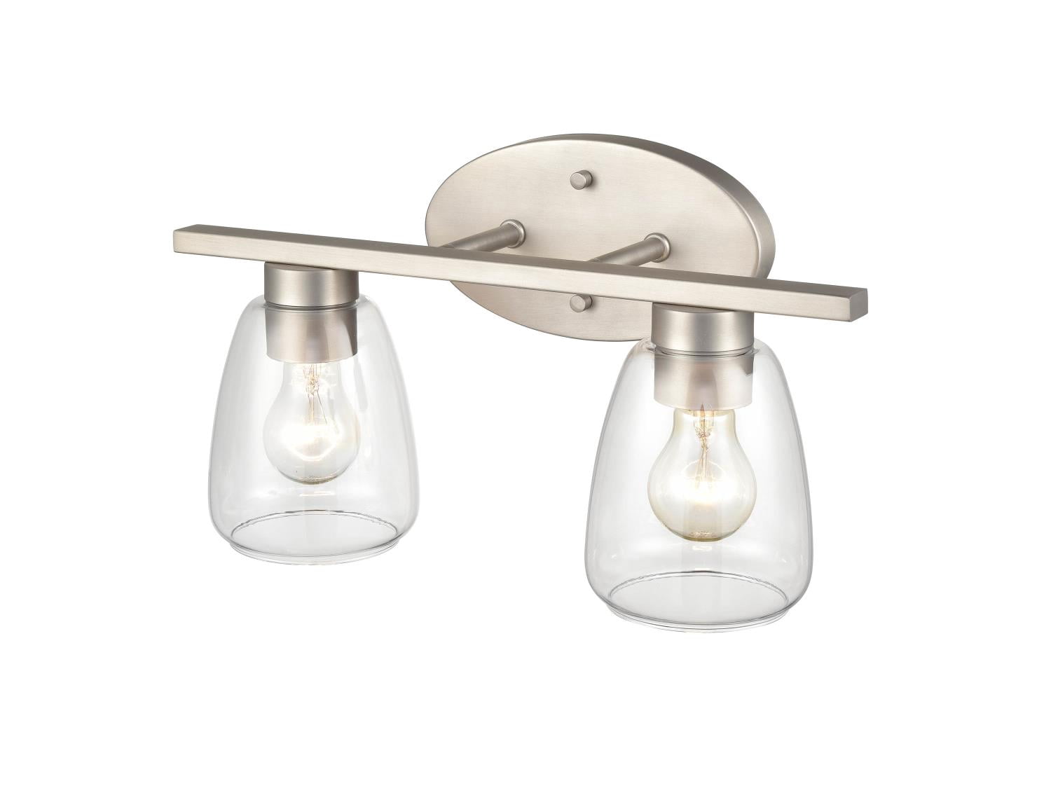 9362-SN Millennium Lighting 2 Light Bath Vanity-9.5 Inches Tall and 16 Inches Wide-Satin Nickel Finish