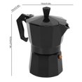 thumbnail image 3 of Aluminum Coffee Machine Moka Pot, 6 Cup Capacity, Ergonomic Handle, Easy to Clean, Suitable for Home or Office Use, 3 of 7