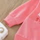 thumbnail image 3 of Gibobby Conjuntos de día de San Valentín para niñas y niños, estampado de letras, cuello redondo, sudaderas de manga larga, camiseta, pulóver, Tops(Rosa, 18-24 Meses), 3 of 5
