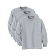 thumbnail image 1 of Hanes Boys ComfortSoft Long Sleeve Tee Value 3-Pack, XL, Light Steel, 1 of 1