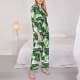 thumbnail image 3 of Goofa Football 7 Printed Women’s 2 Piece Pajama Set Super,Pajamas Women's Long Sleeve Sleepwear Soft Button Down Loungewear Pjs Lounge Set Nightwear-, 3 of 9