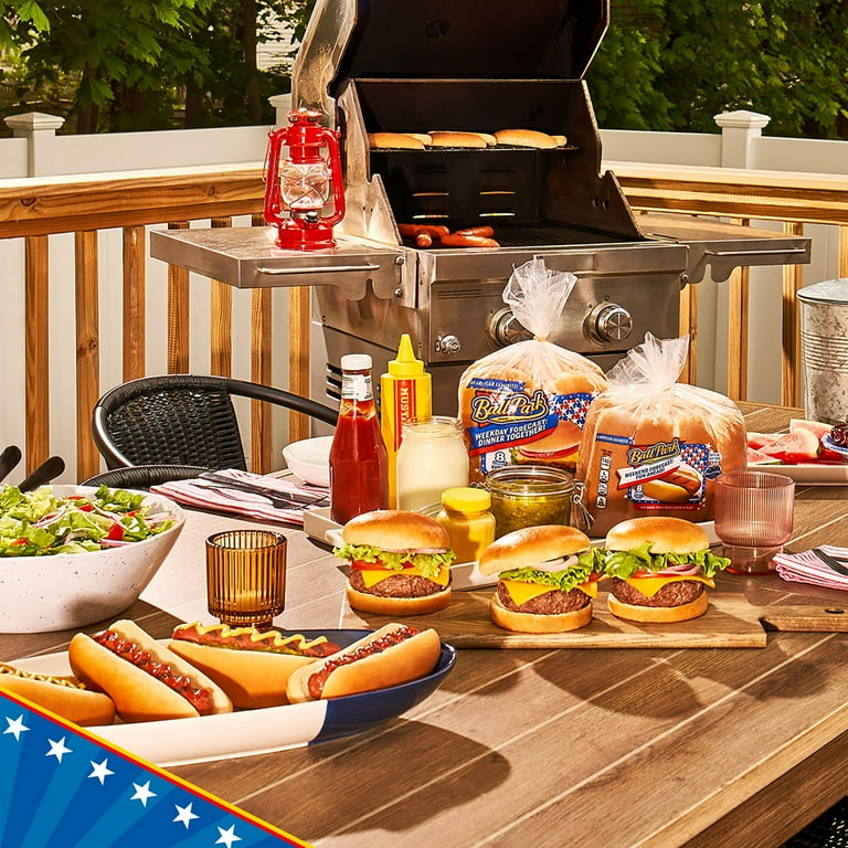 TKO666 LeMerde BURGERBUNS ミニバコバス　セット Ball Park Tailgaters Gourmet Burger Buns, Extra Large, 8 count