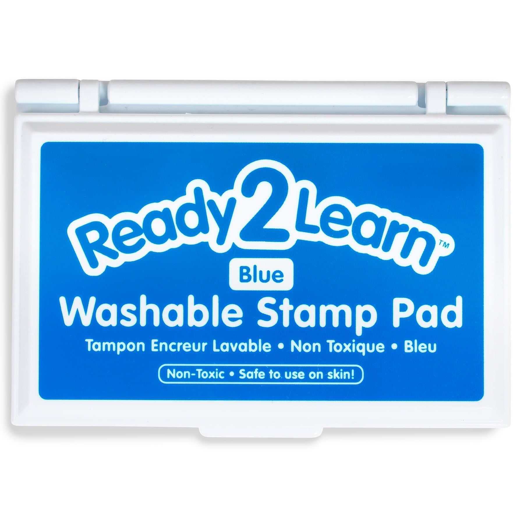 READY 2 LEARN Washable Stamp Pad - Blue - Pack of 6