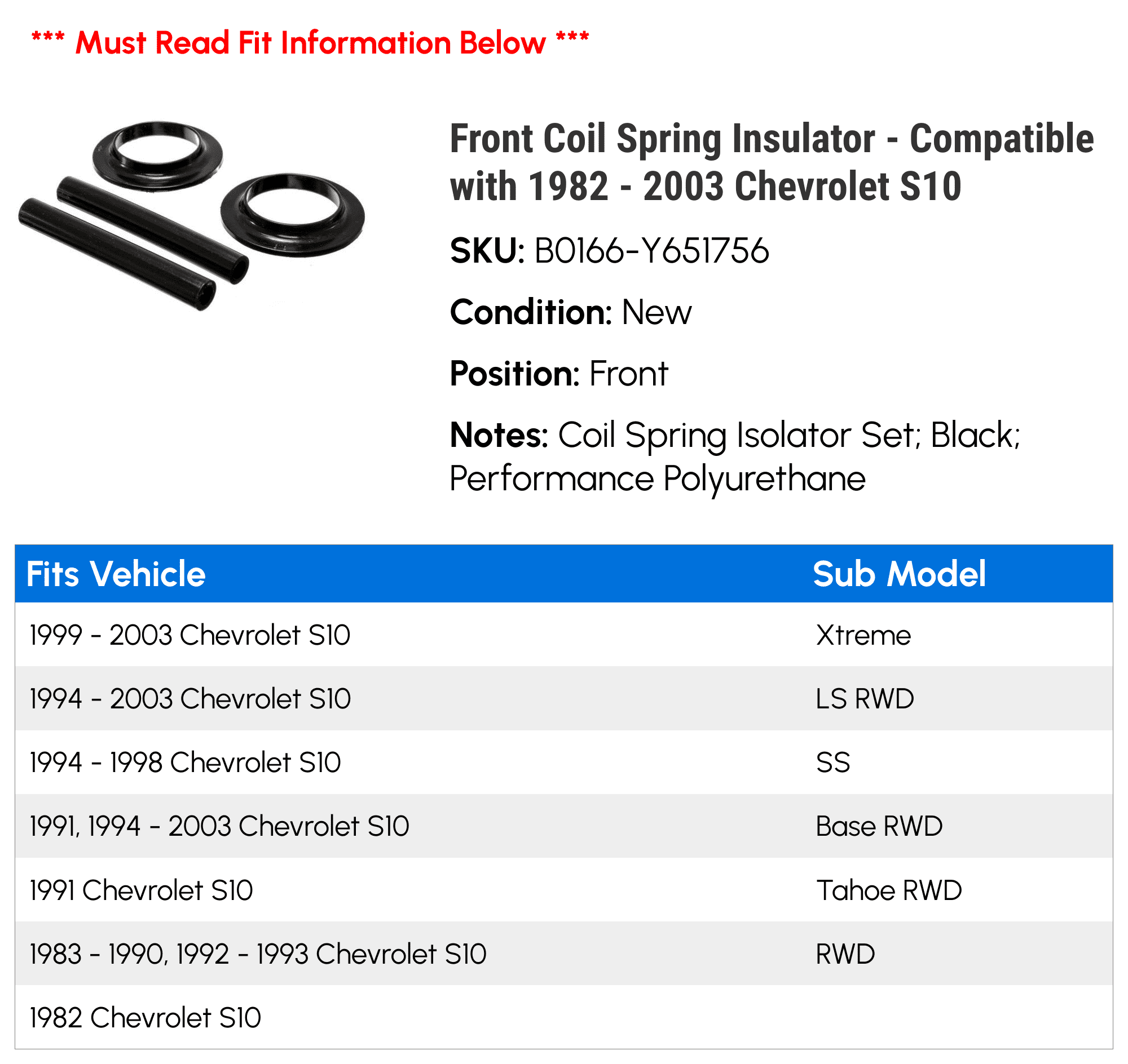 S10 Coil Spring Isolators Discountable Price