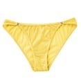 thumbnail image 3 of Blmnix Bikini Panties for Women Underwear Breathable Soft Yellow Panties, 3 of 8