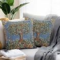 thumbnail image 2 of Outdoor Pillow Covers Pack of 2, Vintage Tree Colorful Flower Leaves Waterproof Throw Pillowcase Cushion Cases, Blossom Floral Decorative Pillow Cover for Couch Sofa Home Bed Patio, 2 of 9