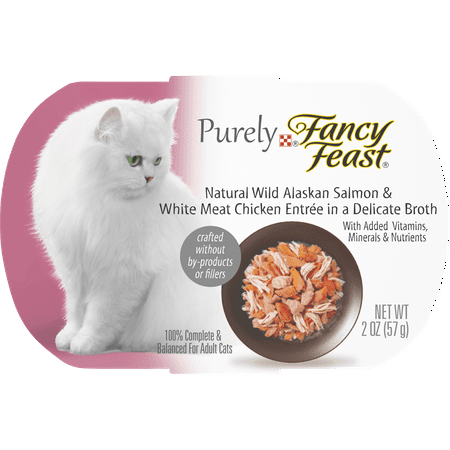 (10 Pack) Fancy Feast Natural Wet Cat Food, Purely Wild ...
