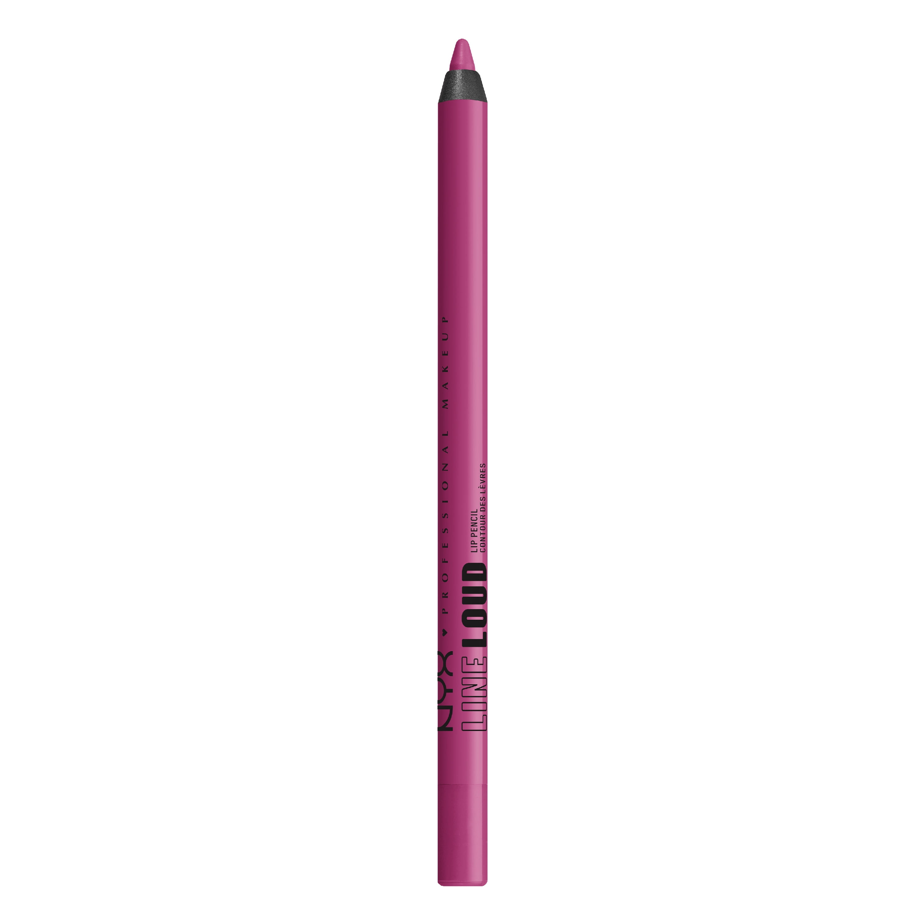 NYX Professional Makeup Line Loud Lip Liner, Longwear Matte Lip Pencil, Hottie Hijacker
