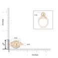 thumbnail image 4 of ANGARA Golden South Sea Cultured Pearl and Diamond Loop Ring in 14K Rose Gold for Women | June Birthstone, Birthday, Anniversary, Jewelry Gift for Women | Pearl Ring, 4 of 8