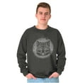 thumbnail image 5 of Spirit Wolf Pack Swirl Symbol Animal Sweatshirt for Men or Women Brisco Brands 4X, 5 of 6
