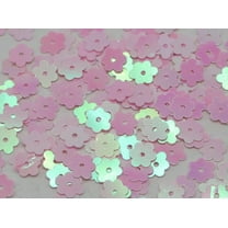 U8MO 5000 Flat Mini Flowers 6mm Loose sequins Paillettes Sewing Wedding Craft-Pink