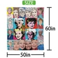 thumbnail image 3 of Golden Girls Gifts Present Throw Blanket Music Fans Bedroom Decorations 50X60 in, 3 of 8