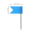 thumbnail image 5 of Monyance thumbtack 100 Colored Flag Push Pins for Cork Board Travel Map Decoration(1.3X0.71X0.08Inches), 5 of 10