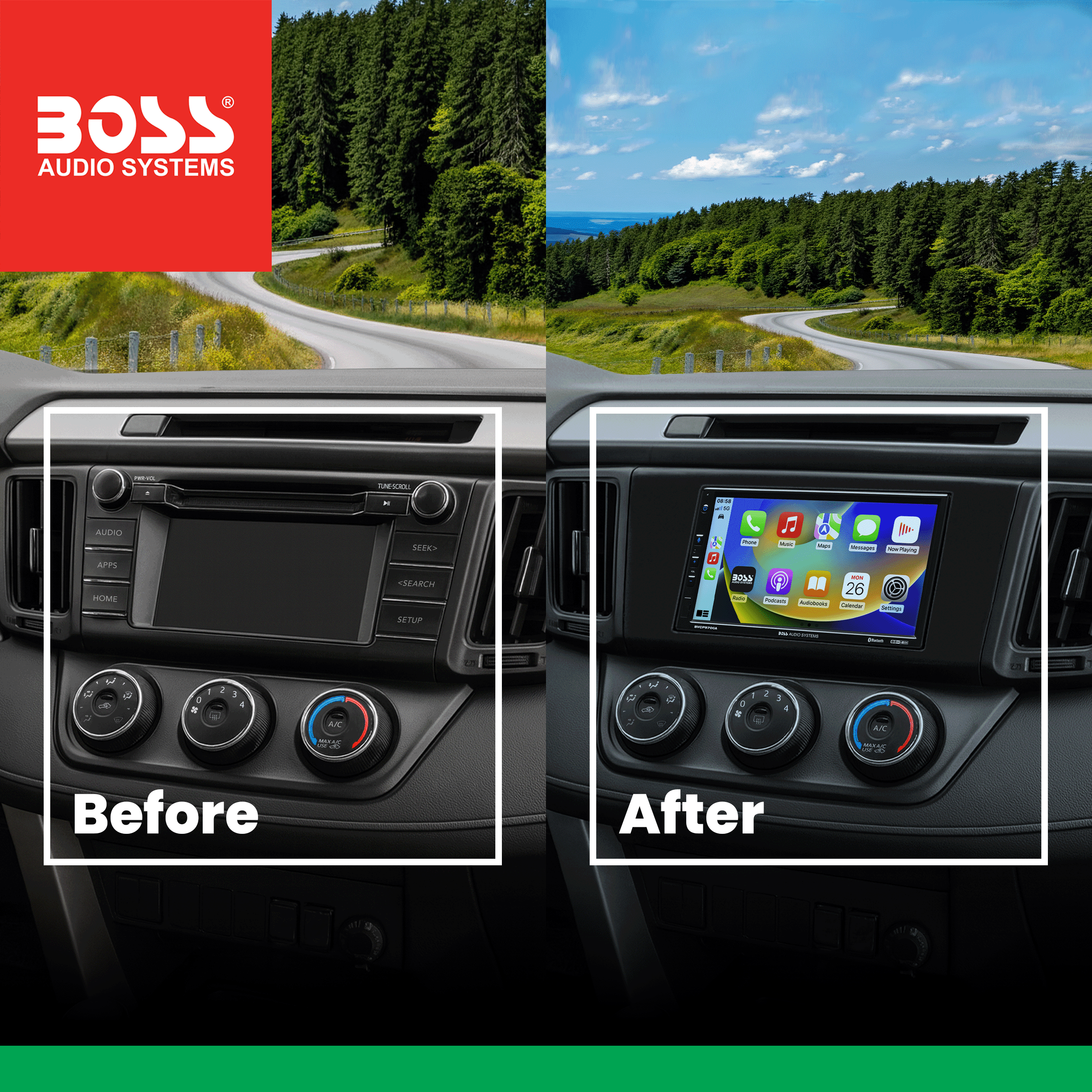 Boss Audio Systems Toyota RAV4 2013-2018 Factory Stereo Upgrade Kit