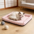 thumbnail image 4 of Qocolcyl Floral Square Washable Dog Bed Cushion,Thick Non Slip Soft Breathable Pet Sleeping Sofa Mattress for Small Medium Dogs All Season Use, 4 of 6
