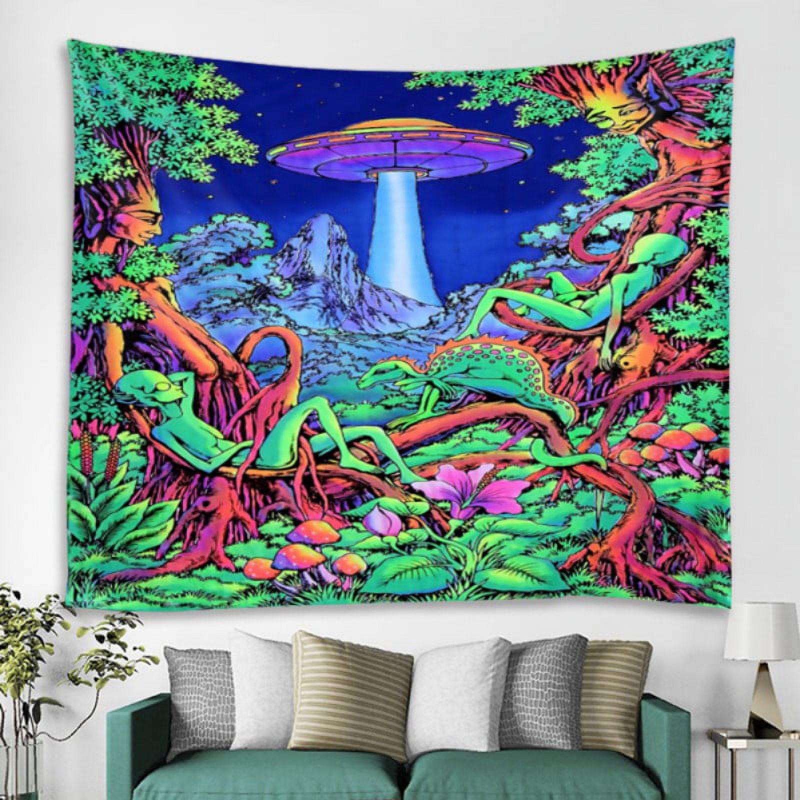 Trippy room tapestry sale