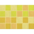 thumbnail image 1 of Ahgly Company Machine Washable Indoor Rectangle Transitional Neon Yellow Area Rugs, 2' x 4', 1 of 7