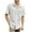 White, variant on Rloper-Lop Knit Summer Blouse Shirts for Men Lapel Button Down Tee Tops Solid Color Casual Tees Short Sleeve Breathable Tops