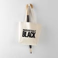 thumbnail image 5 of CafePress - Unapologetically Black Tote Bag - Unisex Canvas Tote Bag, Beige, 1-Piece, 5 of 7