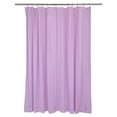 thumbnail image 4 of Bath Bliss 2 Pack PVC 70" x 72" Solid Heavy Grommet Bathroom Shower Liner in Lilac, 4 of 4