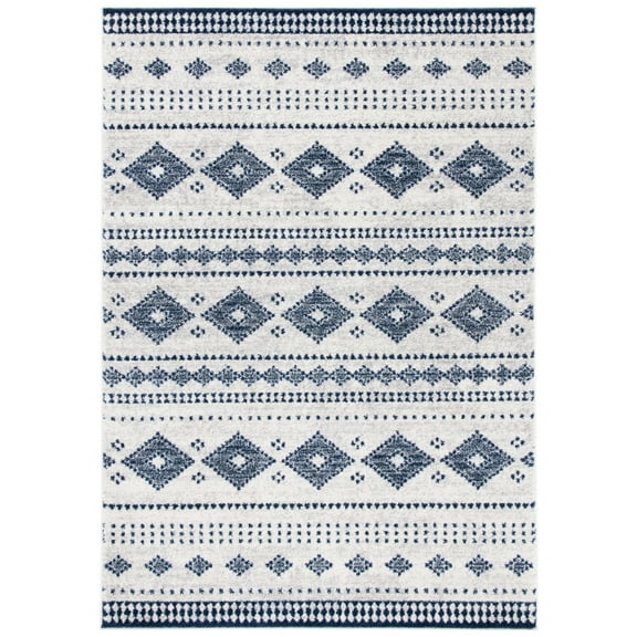 SAFAVIEH Adirondack Endika Southwest Area Rug, Grey/Dark Grey, 5'1" x 7'6"