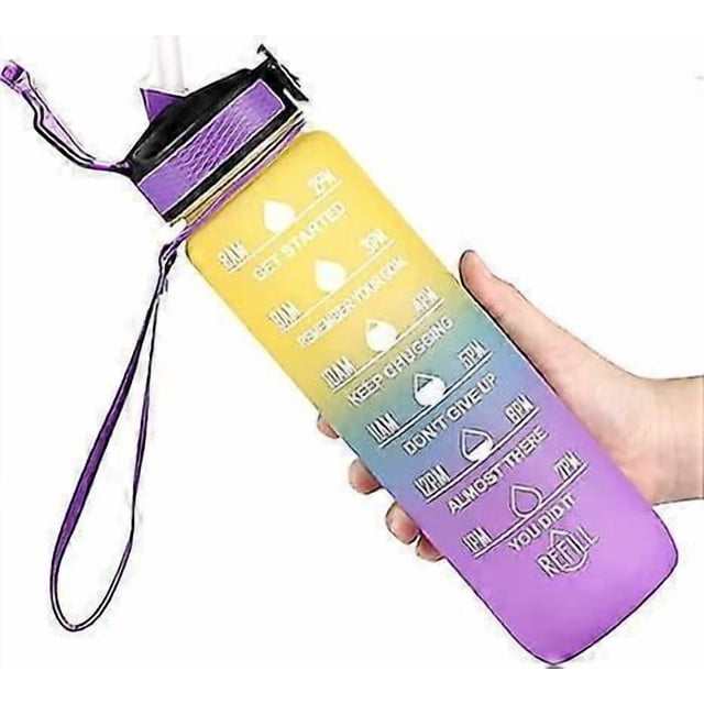 Water Bottle 32 Oz Cirkul With Time Marker & Straw