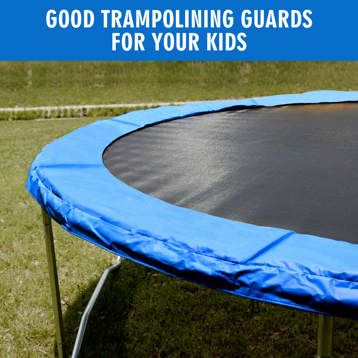 Gymax Blue 14 FT Round Frame Trampoline Safety Pad Replacement Cover