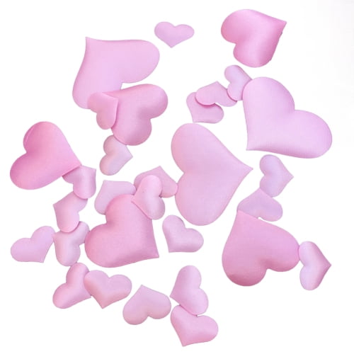 N.500pz Confetti Heart Pink Launch Rice Married Wedding Marriage for table 