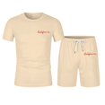 thumbnail image 3 of California Graphic Short Sets for Men Short Sleeve Crewneck T Shirt and Shorts 2 Piece Matching Set Mens Summer Outfits, 3 of 6