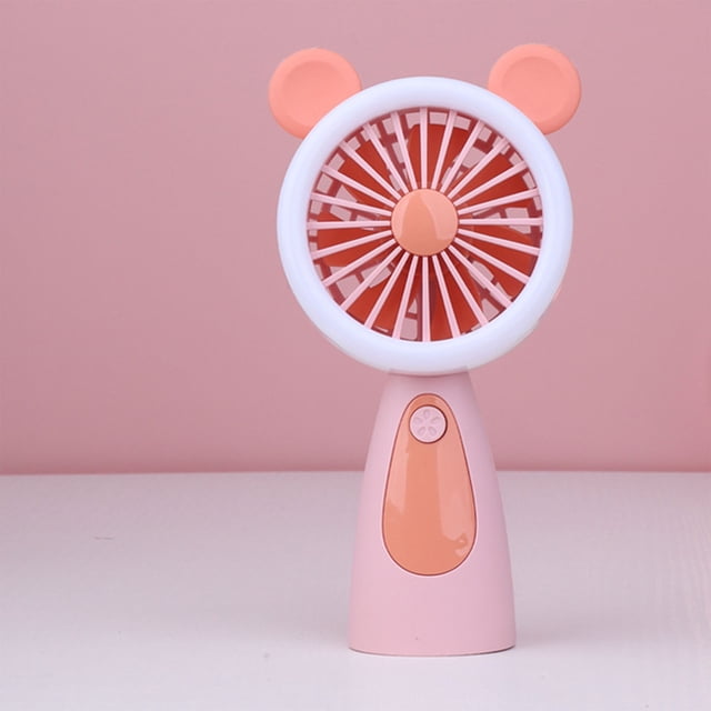 Ventilador Mini de Mano, Ventilador Portátil Recargable por USB, Ligero y Compacto para Viajes al Aire Libre, Senderismo, Camping, Uso en Oficina y Hogar