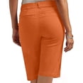 thumbnail image 7 of ABATAB Women's Bermuda Shorts Lightweight Casual Lounge Shorts Wide Leg Baggy Golf Hiking Travel Shorts with Pockets, 7 of 7