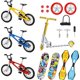 thumbnail image 1 of Juego de 18 bicicletas y patinetas de dedo, mini juguetes acrobáticos para niños, regalos de fiesta y alivio del estrés., 1 of 6