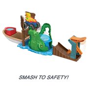 Hot Wheels Monster Trucks Arena Smashers Swamp Chomp Playset with 1 Toy Truck