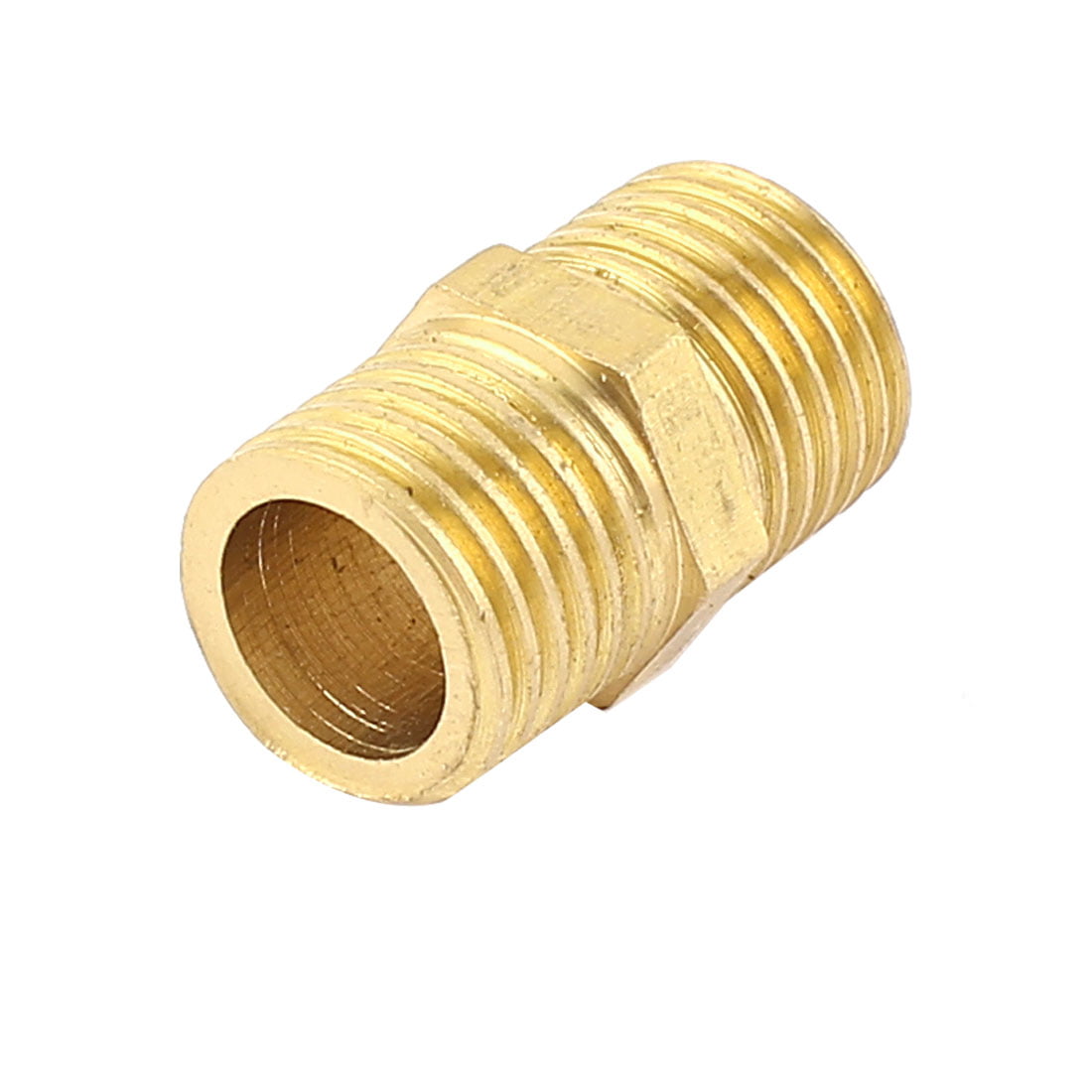 Brass Pneumatic Male Thread Hex Nipple Equal Union Reducing Connector Fitting 2 