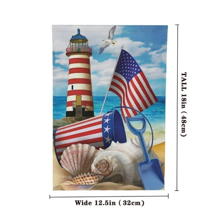 1pc Garden Flag Sunset Lighthouse Summer House Flag Nautical Briarwood Lane 12.5X18/28x40 INCH 1pc Garden Flag Sunset Lighthouse Summer House Flag Nautical Briarwood Lane 12.5X18/28x40 INCH Item id:TC04304 Fabric Type:Polyester Recommended Uses For Product:Garden 1pc Garden Flag Sunset Lighthouse Summer House Nautical Briarwood Lane Style 3 12.5 x18