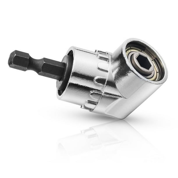 Adaptador de extensión de taladro con destornillador eléctrico con zócalo magnético hexagonal de 1/4" y unidad de cambio rápido hexagonal de 1/4" - Paquete de 1