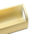 thumbnail image 4 of 2 portatarjetas de presentación en forma de Q de aleación de aluminio para conferencias Negro y oro, 4 of 8