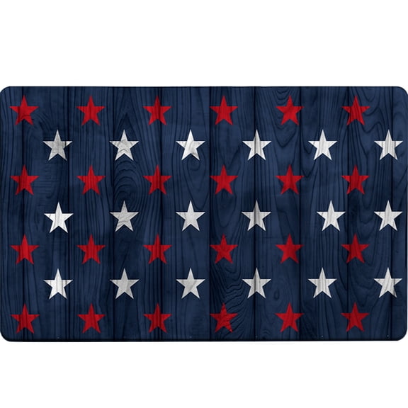 Briarwood Lane Everyday Comfort Mat 30x18 Wooden American Flag Comfort Mat