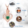 thumbnail image 6 of Heart in Heart Cremation Jewelry for Ashes Urn Necklace for Ashes of Loved One Pendent for Ashes and Chain, 6 of 8