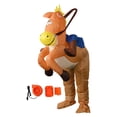 thumbnail image 3 of Disfraz de caballo inflable para fiesta, disfraces, actuaciones en el escenario y vacaciones. para adultos, 3 of 9